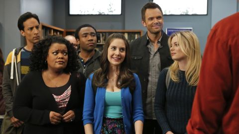 After six seasons, "Community" volition  instrumentality    with a movie.