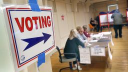 Voters in Quincy, Massachusetts, cast their primary ballots at the Fore River Clubhouse on Tuesday, September 6.