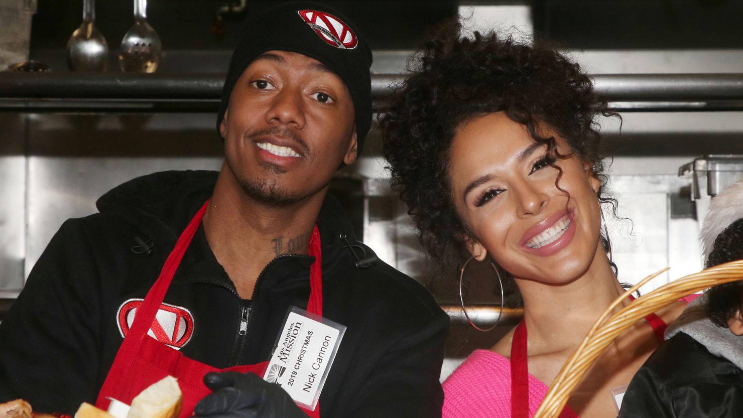 Nick Cannon with Brittany Bell in 2019.