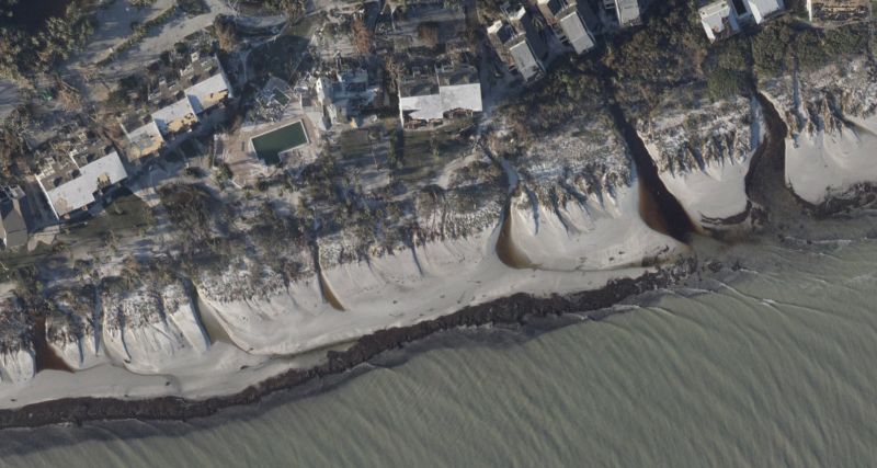 Before, After Images Show Hurricane Ian Storm Surge Completely ...