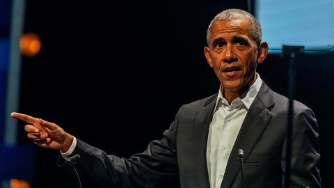 Former President Barack Obama, here at a democracy summit in Copenhagen, Denmark, on June 10, 2022, is getting more engaged with this year's midterm elections.