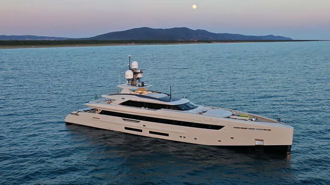 <strong>Kinda: </strong>Delivered by Italian yacht builder Tankoa earlier this year, this new superyacht features exterior and interior design from renowned luxury yacht designer Francesco Paszkowski.