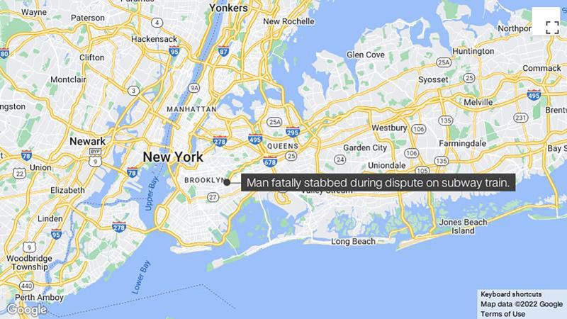 New York City subway slashing: 43-year-old man pronounced dead at hospital