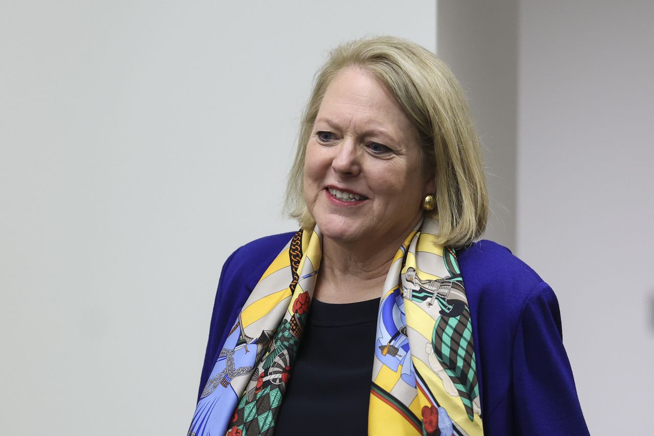 WASHINGTON, DC - SEPTEMBER 29: Virginia Thomas, conservative activist and wife of Supreme Court Associate Justice Clarence Thomas, leaves a closed door meeting with House Select Committee to Investigate the January 6th Attack on the U.S. Capitol, on Capitol Hill on September 29, 2022 in Washington, DC. Last week according to media reports, Thomas's lawyer said she agreed to meet with the committee to answer questions about her work related to the 2020 election. (Photo by Kevin Dietsch/Getty Images)