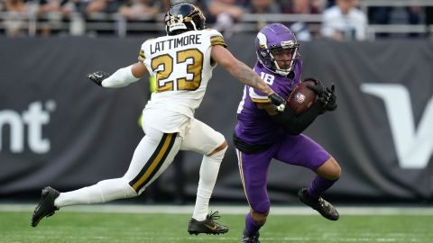 Minnesota Vikings venció a New Orleans Saints en Londres en el juego internacional número 100 de la NFL