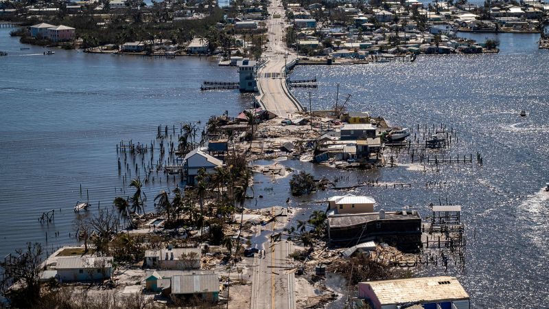 Politics of rebuilding intensify as Florida's devastation is laid bare