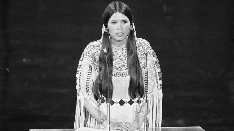 <a target="_blank">Sacheen Littlefeather,</a> the Native American actress and activist who made history when she declined the best actor Oscar on behalf of Marlon Brando, died at the age of 75, the Academy of Motion Picture Arts and Sciences announced on October 3.