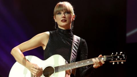 Taylor Swift performs during the NSAI Nashville Songwriter Awards at the Ryman Auditorium on September 20 in Nashville, Tennessee. 