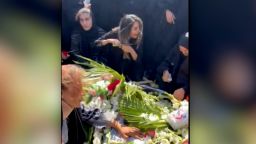 iran woman crying brother's funeral karadsheh pkg