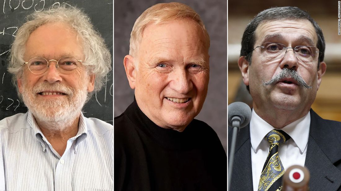 The Nobel physics laureates for 2022. From left to right: Anton Zeilinger, John F. Clauser and Alain Aspect.