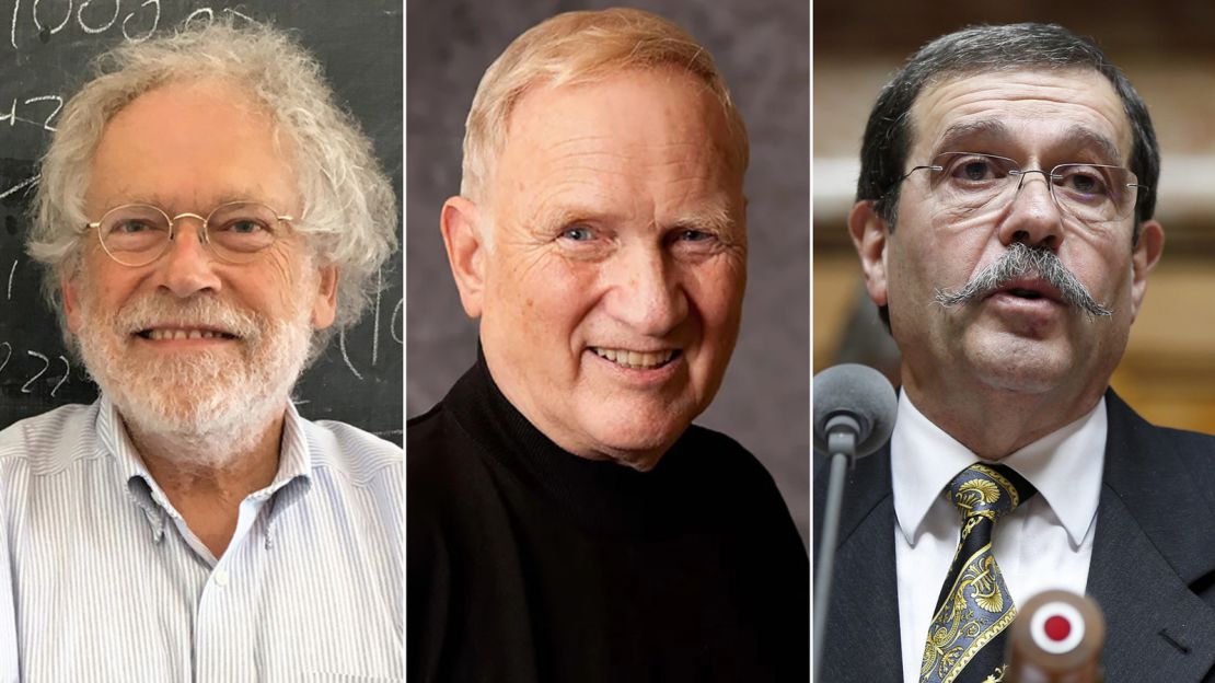 The Nobel physics laureates for 2022. From left to right: Anton Zeilinger, John F. Clauser and Alain Aspect.