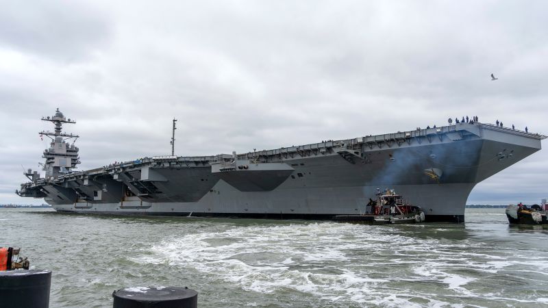 USS Gerald Ford: el portaaviones más nuevo y avanzado de la Marina de los EE. UU. desplegado por primera vez