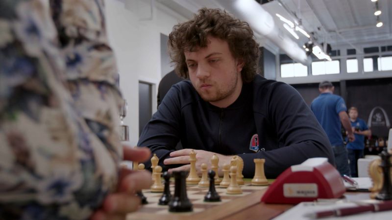 Young Hans Niemann Flagdown A Chess Hustler. 