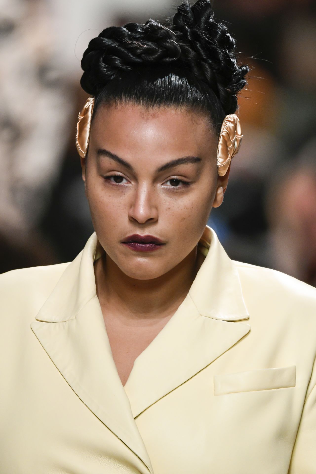 Elsesser was one of the first plus-size models to walk the runway at Fendi in Milan for the show in 2020.
