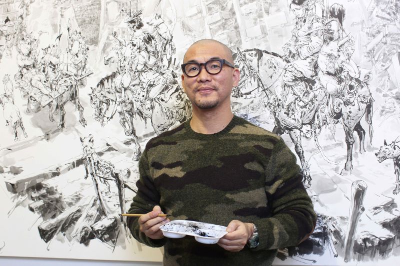 Kim Jung Gi US on X The pencil drawing on the side was inspired by the  film Memento which was released in 2000 At the time KJGs works were all  militaryrelated I