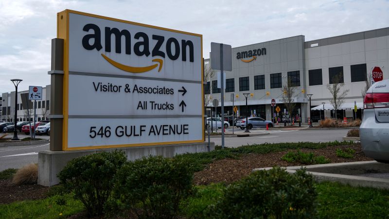 Amazon suspends 50 workers who refused to work after warehouse fire