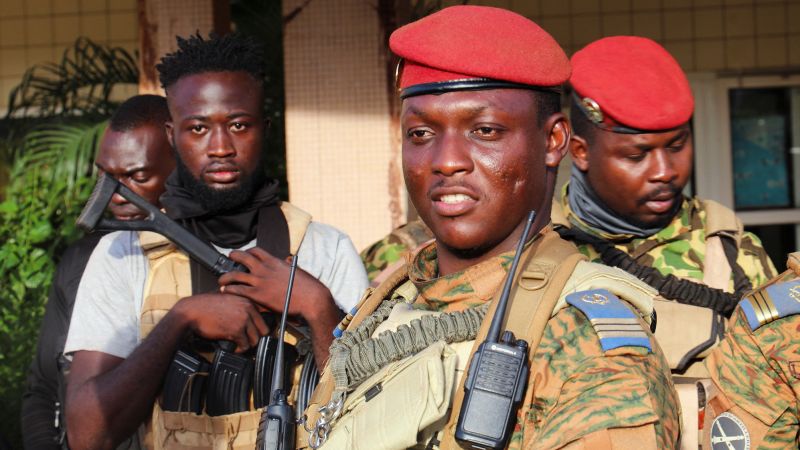 NextImg:Four officers arrested in Burkina Faso after thwarted coup attempt, prosecutor says | CNN