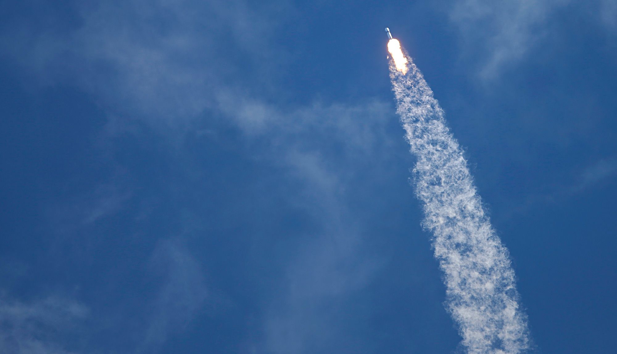 The spacecraft heads toward the International Space Station.