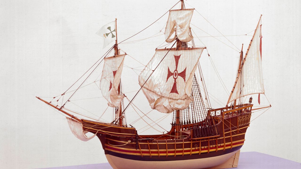 <strong>Santa Maria: </strong>A rigged model of Christopher Columbus' Santa Maria, which sank off the coast of Haiti on Christmas Eve, 1492. The wreck is still down there, somewhere. 