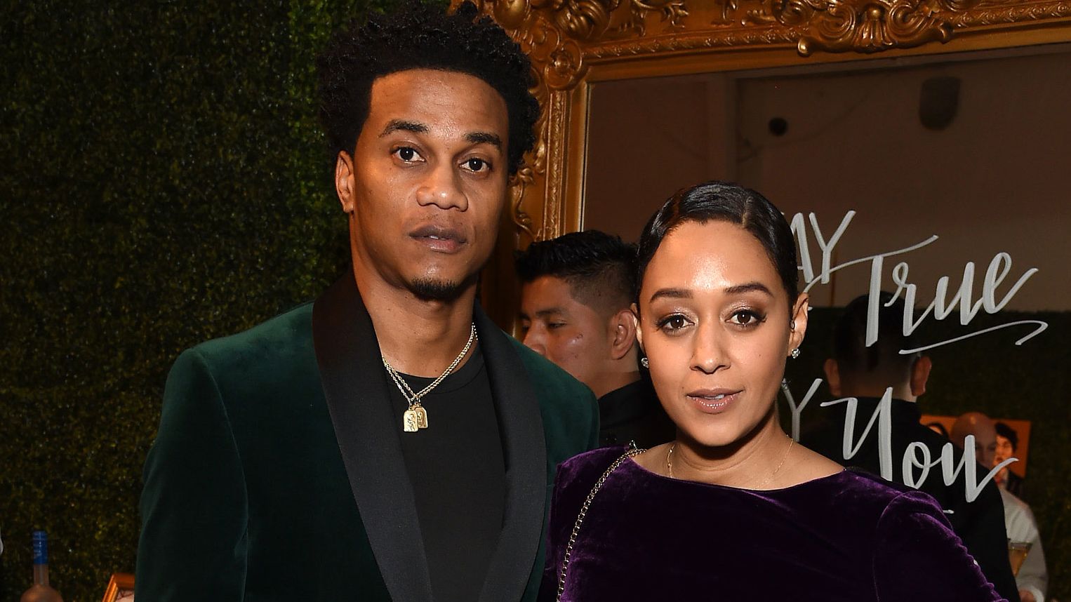 Cory Hardrict and Tia Mowry in 2020.