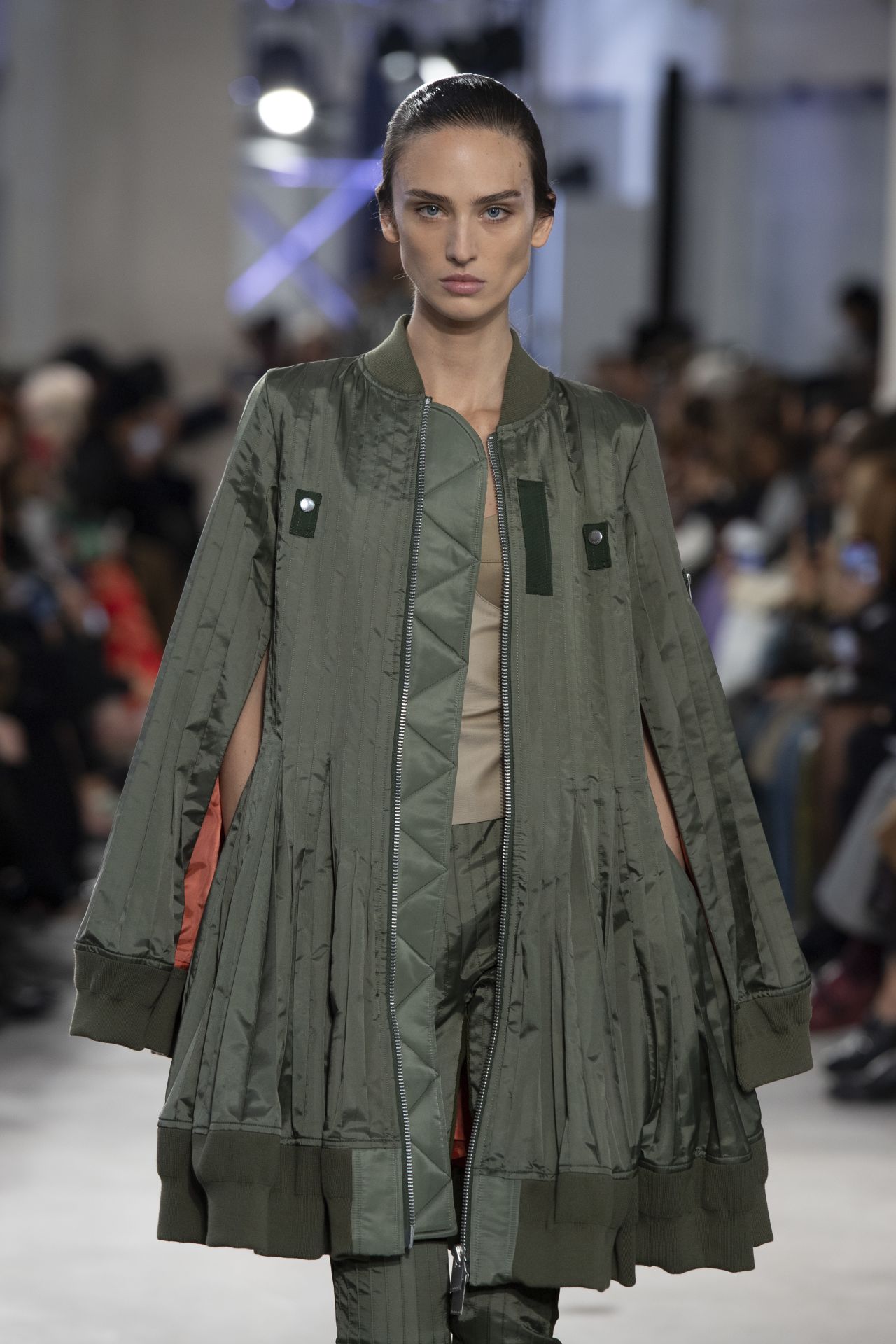 The sartorial flourish was selected for its ability to "express freedom," said Chitose Abe after the show.
