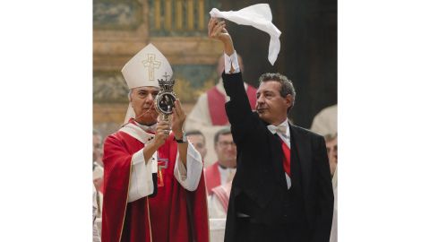 Amaseno's 'blood miracle' is similar to that of Naples (pictured).