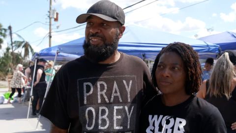 Terry and Sharee Mobley in Harlem Heights, a community in southwestern Florida.