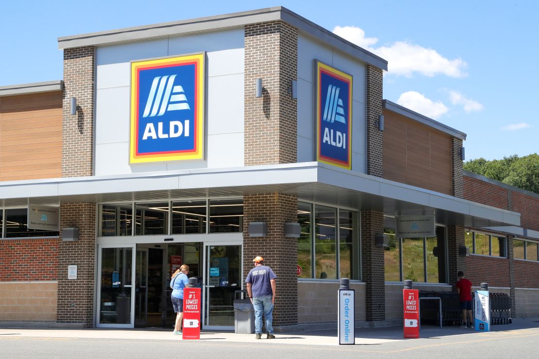 Aldi has been seeing new customers as inflation soars.
