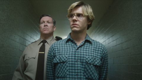 Evan Peters as Jeffrey Dahmer in 