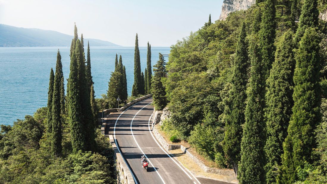 <strong>Road trip: </strong>Lake Garda's waterside roads are a huge draw in summer. 