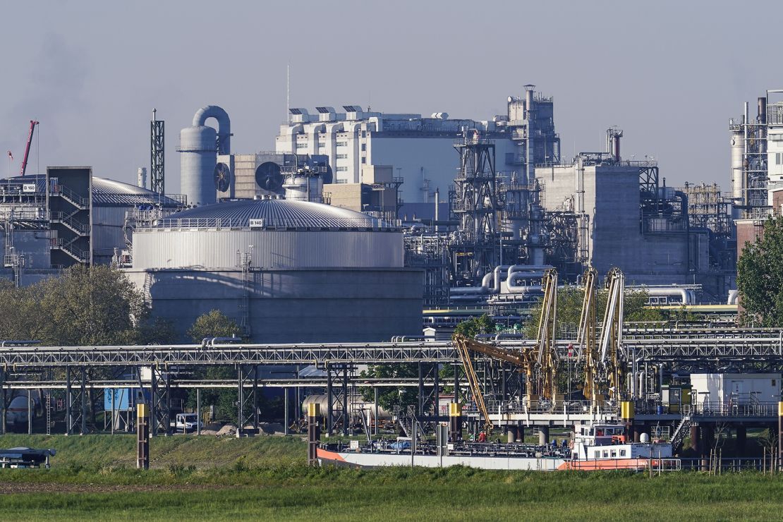 Chemical company BASF's plant in Ludwigshafen, Germany.