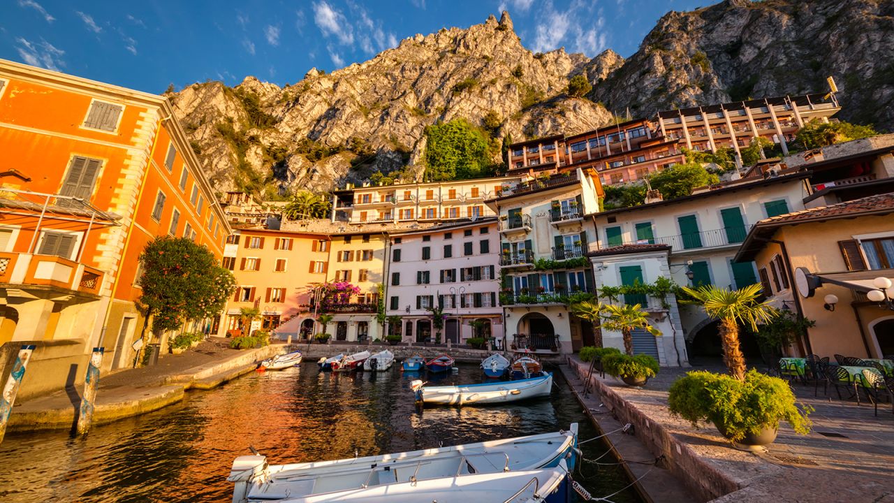 Limone is a small fishing village on Lake Garda.