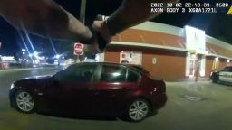 Still frame from body cam footage released by the San Antonio Police Department. A San Antonio Police Department officer has been fired after shooting a 17-year-old boy who was eating a meal in a McDonald's parking lot Sunday, the department said.