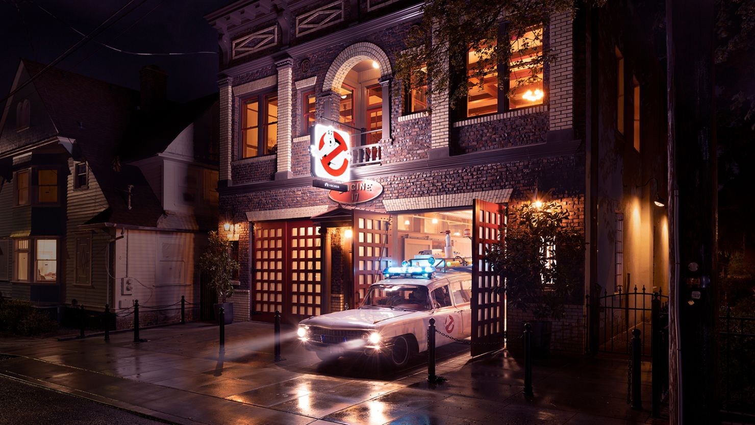The Ghostbusters Firehouse in Portland, Oregon, brings the classic film to life.