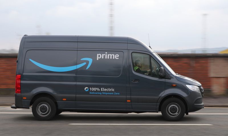 Amazon electric online van order