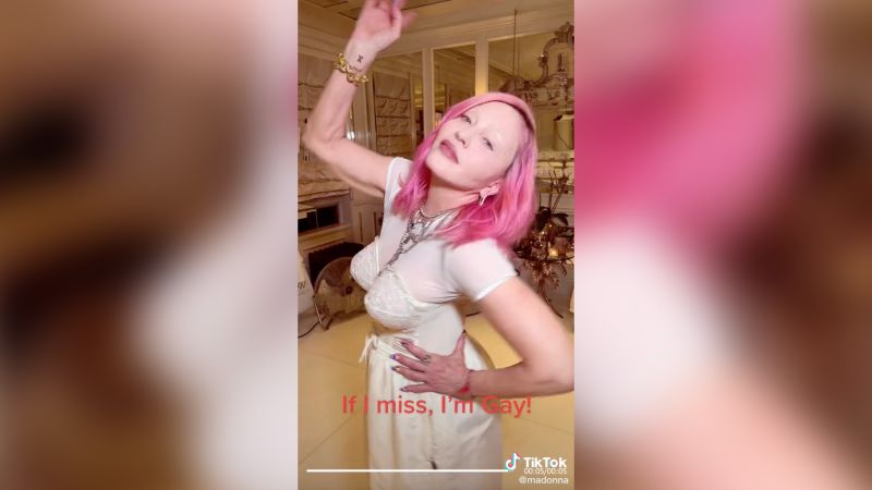 La dernière vidéo TikTok de Madonna fait parler les gens