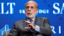 Ben Bernanke, former chairman of the Federal Reserve, speaks at the SALT conference in Las Vegas, Nevada, U.S. May 17, 2017.  REUTERS/Richard Brian