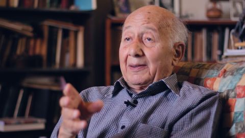 Mostafa El-Abbadi pictured in 2016. Image by Dr. Ashraf Ezzat, from an interview filmed at El-Abbadi's home in Alexandria.