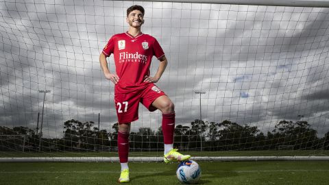 Cavallo players for Adelaide United in the A-League, Australia's top football division.
