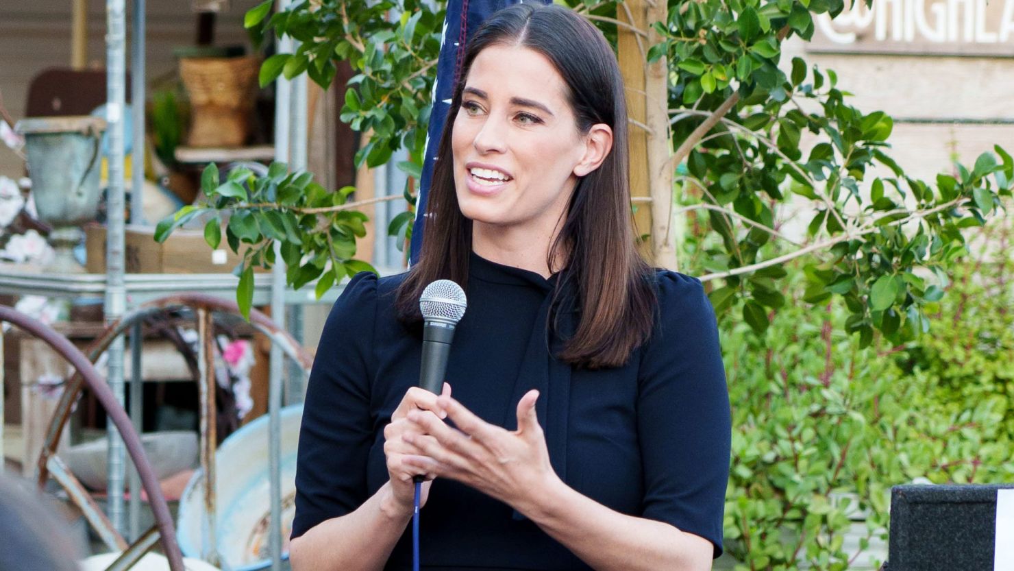 Christina Bobb is seen at an event in April 2022, in Chandler, Arizona. 