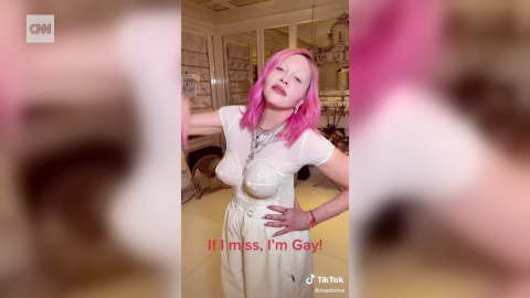 Madonna shared a TikTok video that sparked debate among some of her followers. 