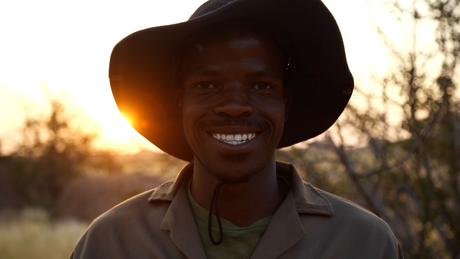 Taiwin Garoeb is a PEACE elephant guardian. "When I started to run the PEACE project, I learned that elephants are very unique," he said.