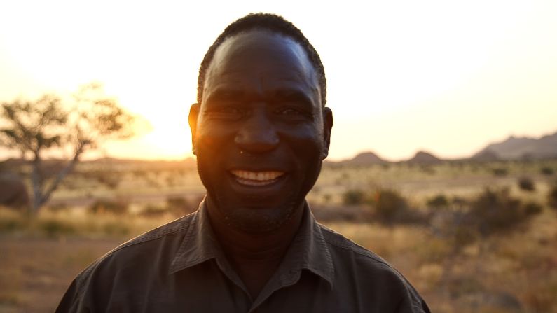 Herman Kasaona is a coordinator with PEACE (People Elephants Amicably Co-Existing) Project, which monitors elephant movements and ensures that communities and elephants have separate water points.