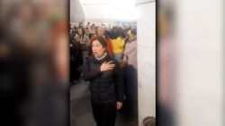 ukraine national anthem subway