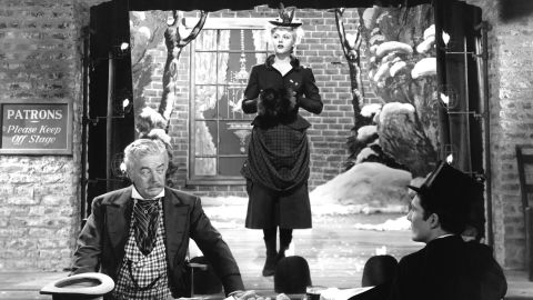 Angela Lansbury, Billy Bevan and Hurd Hatfield in a scene from the movie 