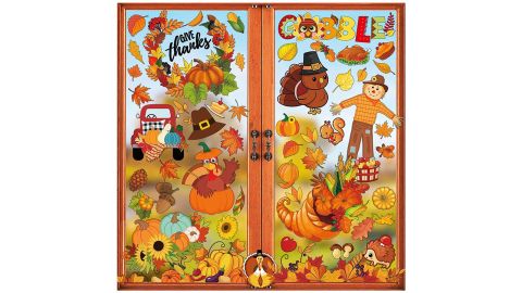 Thanksgiving Themed Window Stickers CNNU
