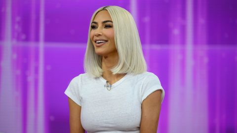Kim Kardashian appears on the