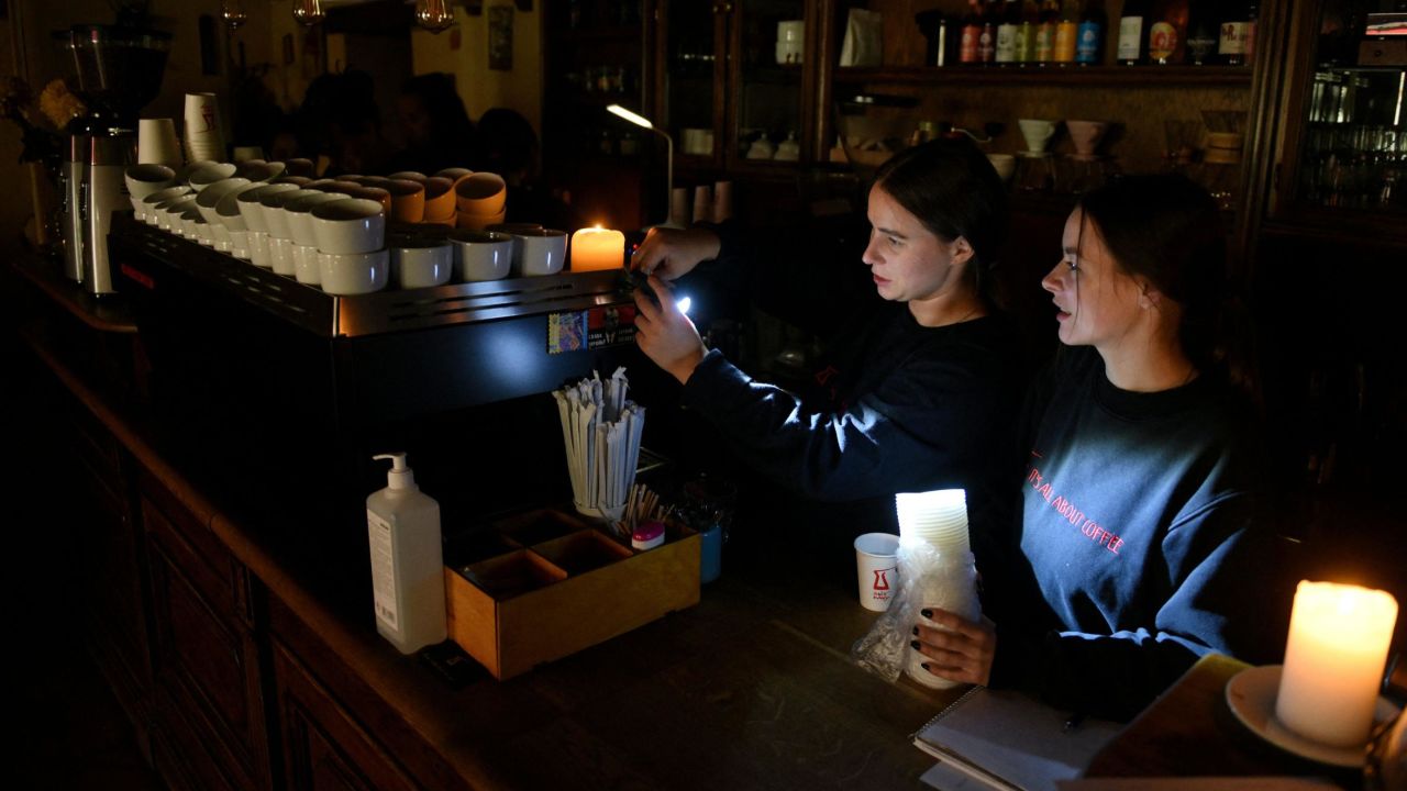 Missile attacks on the western Ukrainian city of Lviv have left many homes and businesses without power.