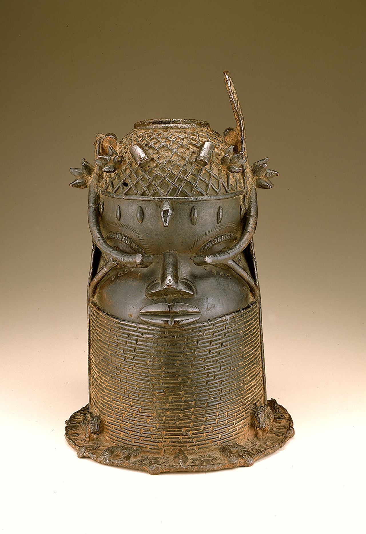 This depiction of a king's head was one of 29 items returned by The Smithsonian's National Museum of African Art.