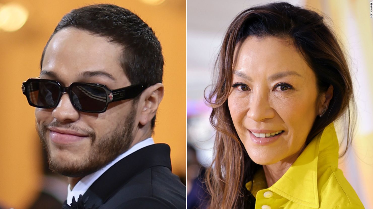 Pete Davidson and Michelle Yeoh